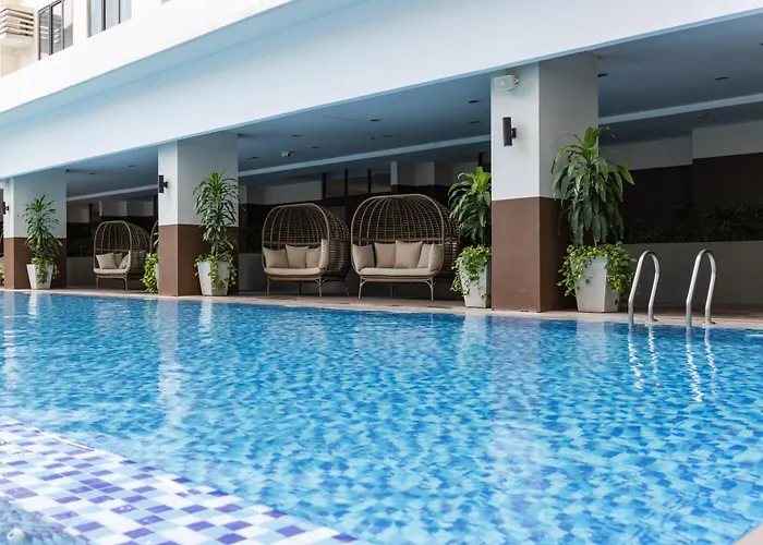 J&g Near It Park - Gym, Pool, Sauna アパート *